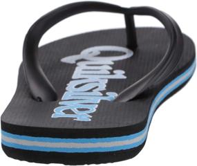 img 2 attached to 👣 Quiksilver Molokai Print Youth Flip Flop Boys' Sandals - Shoes for Optimal Style and Comfort