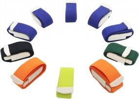 img 4 attached to 10-Pack Elastic First Aid Quick Release Medical Sport Emergency Tourniquet Buckle Band, Random Color