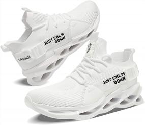 img 2 attached to Caitin Mens Running Tennis Blade Shoes Легкие повседневные кроссовки для ходьбы