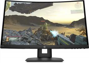 img 4 attached to HP X24C Monitor Resolution FreeSync 23.6", 1920X1080P, Blue Light Filter, Height Adjustment, Anti-Glare Coating, ‎9EK40AA#ABA