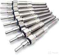 🔌 ensun e2tz-12a342-a diesel glow plug (set of 8) - dual-coils fast-start - ford 1987-1994 idi 6.9 7.3l f250 f350 f59 e250 e350# zd-9 - replacement логотип