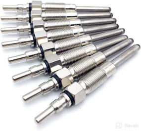 img 4 attached to 🔌 Ensun E2TZ-12A342-A Diesel Glow Plug (Set of 8) - Dual-Coils Fast-Start - Ford 1987-1994 IDI 6.9 7.3L F250 F350 F59 E250 E350# ZD-9 - Replacement