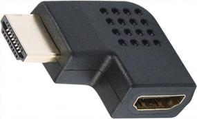 img 1 attached to Адаптер Anbear HDMI 90 ° и 270 ° под прямым углом, 2 шт., переходник HDMI «папа-мама»