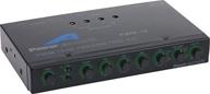 🎵 power acoustik pwm-19 preamp equalizer with subwoofer gain control and four way fader, black - standard packaging logo