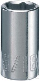 img 1 attached to 🔧 CRAFTSMAN Shallow Socket, SAE, 1/4-Inch Drive, 5/16-Inch, 6-Point - High-Quality Tool for Precise Fastening