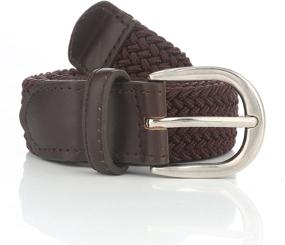 img 2 attached to Gelante Childrens Elastic Stretch 2012 Black L Men's Accessories best: Belts