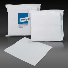 img 3 attached to 300 Pack Of Grade A 68 Gram Nonwoven Cellulose/Polyester Blend Cleanroom Wipes - Ideal For Laboratory, Electronics, Pharmaceutical, Printing, And Semiconductor Industries - 9"X9" Size