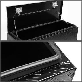 img 3 attached to 🔒 DNA Motoring TBOX-T2-30-ALU-BK: Black Aluminum Truck Tool Box with Lock & Keys, 30"x18"x16