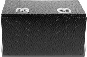 img 4 attached to 🔒 DNA Motoring TBOX-T2-30-ALU-BK: Black Aluminum Truck Tool Box with Lock & Keys, 30"x18"x16