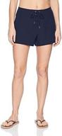 nautica standard boardshort adjustable waistband women's clothing : swimsuits & cover ups logo