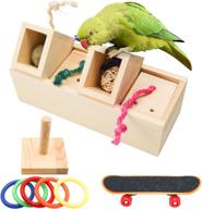 training intelligence skateboard parakeets cockatiel logo