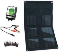 🌞 efficient & portable nature power 18w monocrystalline folding solar panel with 8amp charge controller логотип