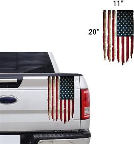 img 2 attached to Senksll Distressed American Tailgate Compatible