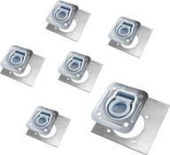 🔒 recessed d-ring tiedown with backing plate - 6 pack | 6,000 lb. capacity логотип