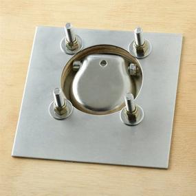 img 2 attached to 🔒 Recessed D-Ring Tiedown with Backing Plate - 6 Pack | 6,000 lb. Capacity