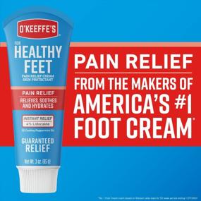 img 1 attached to O'Keeffe'S Healthy Feet Cream For Pain Relief And Skin Protection - 3 Oz. Tube (Single Pack)