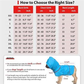 img 1 attached to 🐶 LeerKing Waterproof Dog Raincoat with Hood and Leash Hole - Adjustable Rain Jacket Coat for Small, Medium, and Large Dogs - 10 Sizes Available