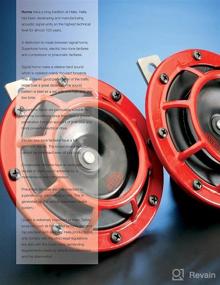 img 1 attached to Hella 002768382 Horn Disc 24V 335Hz Ltone (B36): Powerful Sound for Trucks and Heavy-duty Vehicles!