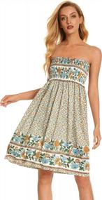 img 1 attached to Get Summer-Ready With CHICGAL'S Chic Boho Floral Print Sundresses And Beach Cover Ups For Women