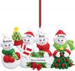 deck the halls with personalized snowman family ornaments – perfect 2022 christmas gifts for the whole family! logo