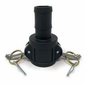 img 1 attached to 1-1/2" Female Camlock X 1-1/2" Hose Shank Poly Cam Lock Fitting - Gloxco Type C, Each