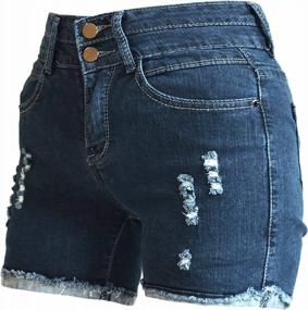 img 2 attached to PHOENISING Women'S Fashion Ripped Hole Jeans Short Pants Sexy Girl Denim Shorts, Size 2-16