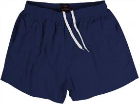 img 4 attached to 🩳 Solid Men's Swim Trunks with Mesh Lining - MADHERO Short Bathing Suit 3
