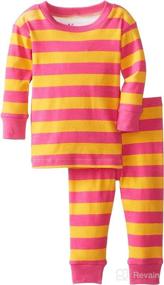 img 1 attached to New Jammies Organic Pajamas Stripes Apparel & Accessories Baby Boys