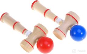 img 4 attached to Jojofuny Wooden Kendama String Interative