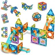 ljxzxmy магнитные плитки трубы магнитные блоки магниты игрушки для детей игрушки для малышей магнитный строительный набор магнитные плитки строительный блок для девочек мальчиков игрушки 42 шт. логотип