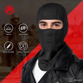 img 2 attached to AUSFLUG Balaclava Breathable Cycling Motorcycle Motorcycle & Powersports for Protective Gear