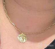 img 1 attached to 🌟 AGVANA 14K Gold Plated Sterling Silver Compass Bee Cross Unicorn Necklace: Dainty Sparkle Jewelry Gift for Her with Gift Box - 16''+2'' Chain review by Michael Cormier