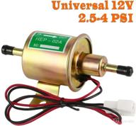 efficient low-pressure electric fuel pump - universal 12v inline pump for lawn mower carburetors and engines logo