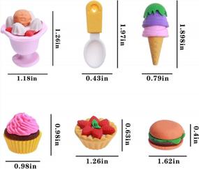 img 1 attached to 60 Cute And Colorful Greentime Erasers For Kids - Desk Pets, Puzzle, Desert And 3D Mini Erasers For Birthday, Classroom, Carnivals, Gifts And Prizes