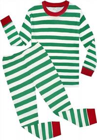 img 4 attached to Glow-In-The-Dark Dinosaur Pajamas For Boys: 2-Piece Cotton Sleepwear Set
