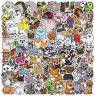 100pcs cute animal stickers set – waterproof vinyl decals for laptop, water bottles, luggage, skateboard & more. ideal gift for kids, girls, and teens логотип