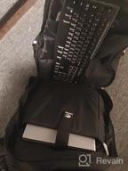 img 1 attached to Business 15.6Inch Laptop Backpack, Anti Theft School Bookbag Grey review by Peter Hallett