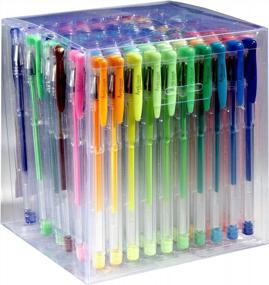 img 2 attached to 100 Unique Gel Pens Set - Artlicious ULTIMATE Collection | Non Toxic & Acid Free | Perfect For Coloring Books!