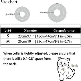 img 3 attached to Medical Pet Cone Collar, Adjustable for Cats & Dogs, Soft Polyester Padding for Post-Surgery Recovery and Anti-Lick Behavior, Single Pack