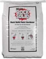 transform your paint disposal with xsorb rock solid paint hardener - 23 lb. bag logo