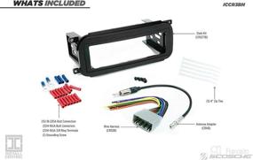 img 2 attached to 🔧 SCOSCHE Install Centric ICCR3BN: Enhanced Basic Installation Solution for Aftermarket Stereo in Select Chrysler/Dodge/Jeep 2002-06 Models