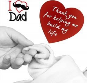 img 2 attached to Thank You Dad Keychain - Ideal Father'S Day, Birthday, And Christmas Present For Life-Building Support