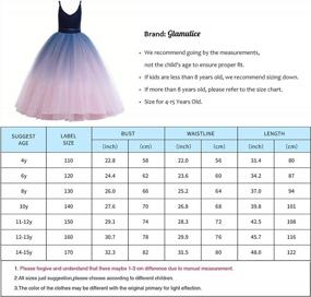 img 3 attached to Long Lace Flower Girls Bridesmaid Dress: A-Line Pageant & Party Gown With Tulle Skirt For Weddings