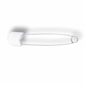 img 2 attached to Rearz Adult Locking Diaper Pins - Set Of 4 Stainless Steel Pins In White - Secure And Durable