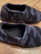 img 1 attached to Comfortable & Durable Camouflage Grey Slippers for Little/Big Kids - LA PLAGE review by Derek Faseworld
