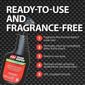 img 1 attached to 🚗 Malco Odor Sniper: Fragrance Free Odor Eliminator for Car Interiors - Penetrates & Neutralizes Foul Scents at the Source - 1 Gallon