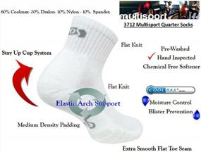 img 1 attached to Boost Your Athletic Performance With Eurosocks' Sport-Specific Socks - Anti-Blister, Padded, And Arch Support Included!