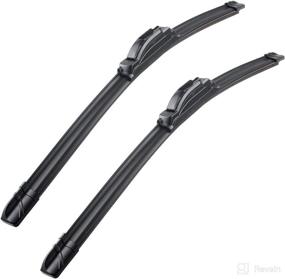 img 4 attached to Windshield Wipers Premium All Season QUALITY Replacement Parts