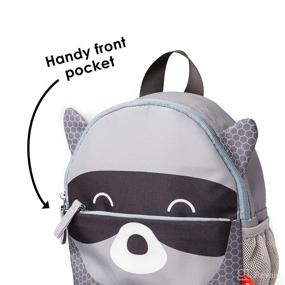 img 1 attached to 🦝 Diono Raccoon Kids Mini Backpack Leash & Harness - Child Safety, Comfortable Shoulder Straps for Toddlers