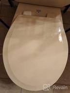 img 1 attached to 6 Pack - Centoco 900-001 Elongated Wooden Toilet Seat, Heavy Duty Molded Wood With Centocore Technology, White review by Eric Dailey